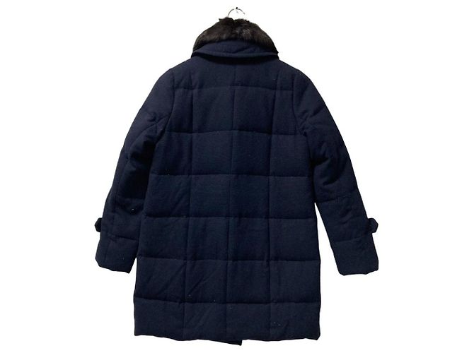 Autre Marque Abrigo de plumón con piel de conejo Mackintosh Philosophy Azul Azul marino - vista 3