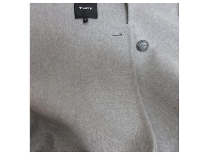 Theory Double Face Kaschmir-Mantel Braun - Ansicht 13