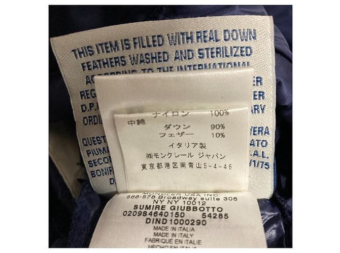 Moncler sacai SUMIRE Down Jacket Blue Navy blue - view 13