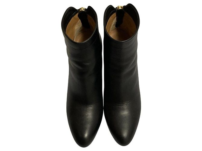 Autre Marque Pellico TAXI Leder- Stiefeletten Schwarz - Ansicht 2