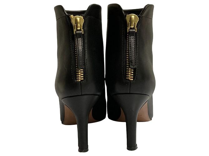 Autre Marque Pellico TAXI Leder- Stiefeletten Schwarz - Ansicht 4