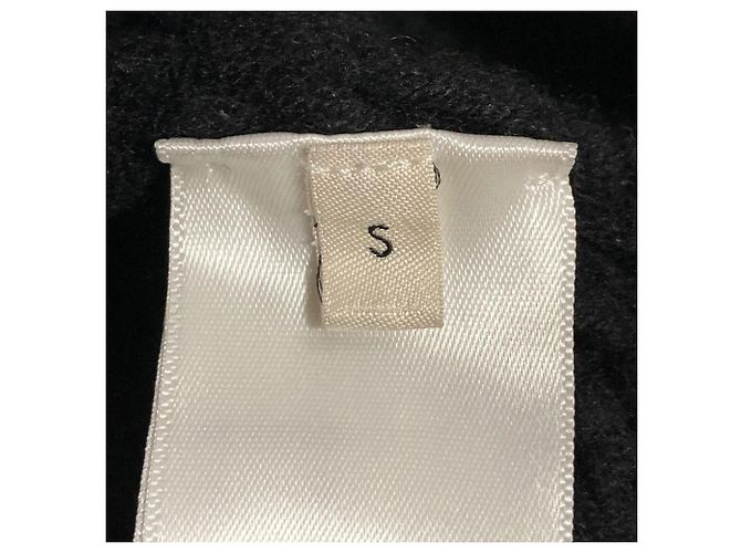 Céline Sweater de Lã e Cashmere com Tricô Aran Celine Preto - vista 5