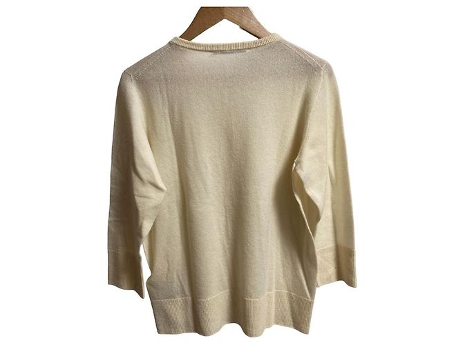 Autre Marque Cárdigan de punto de cashmere Agnona Beige - vista 4