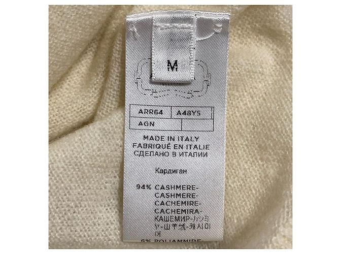 Autre Marque Cárdigan de punto de cashmere Agnona Beige - vista 6