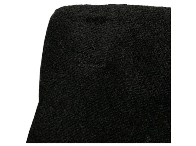 Falda Chanel de lana y cashmere con bolsillos grandes Negro - vista 11