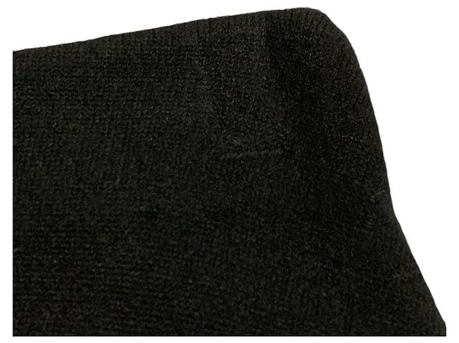 Falda Chanel de lana y cashmere con bolsillos grandes Negro - vista 12