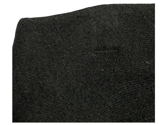 Falda Chanel de lana y cashmere con bolsillos grandes Negro - vista 13
