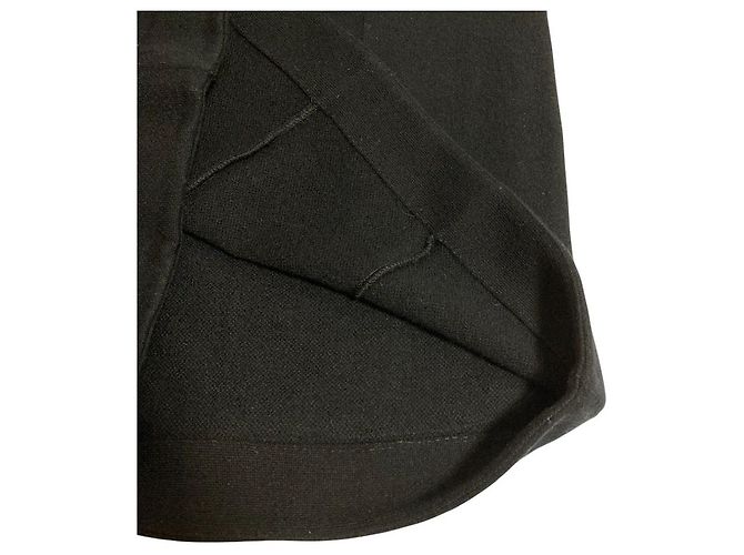 Falda Chanel de lana y cashmere con bolsillos grandes Negro - vista 4