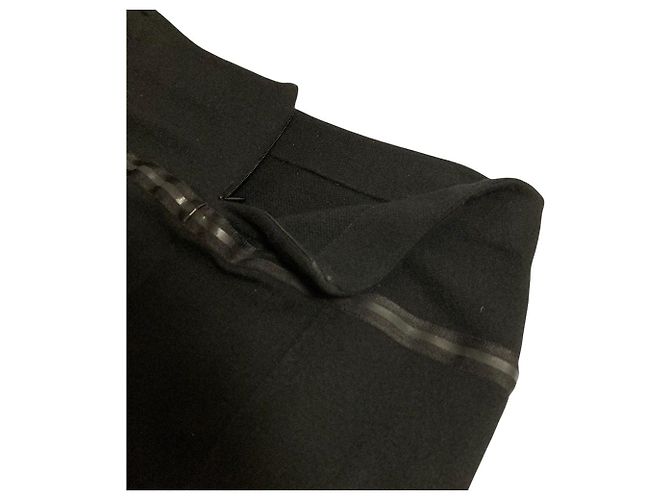 Falda Chanel de lana y cashmere con bolsillos grandes Negro - vista 5