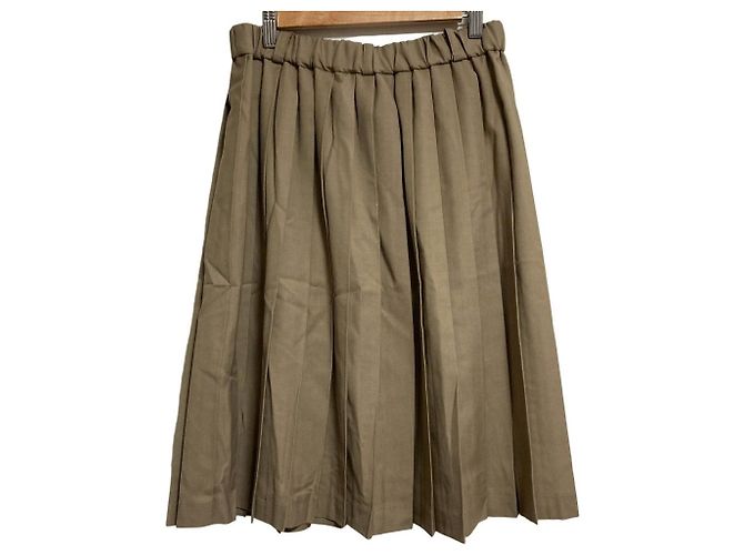 Autre Marque Gonna plissettata mizuiro ind Beige - vista 2