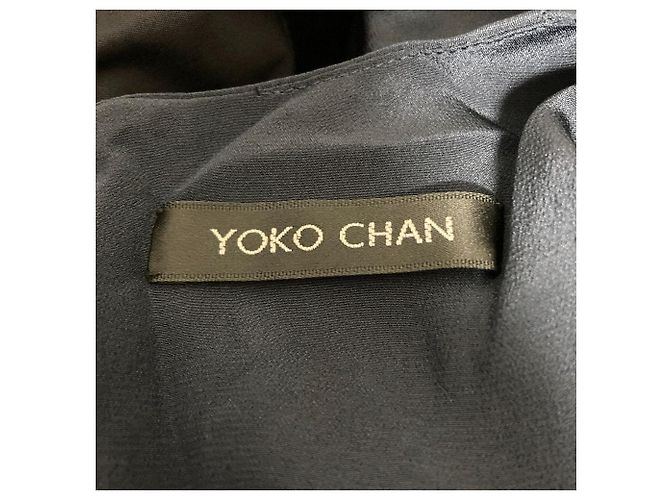 Autre Marque Ärmelloses Kleid YOKO CHAN Blau Marineblau - Ansicht 5