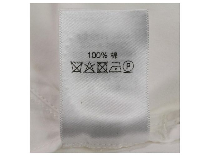 Céline Camicia Celine a maniche voluminose in cotone Bianco - vista 14