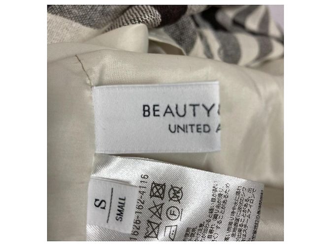 Autre Marque Abito a quadri in seta e lino Beauty & Youth Marrone - vista 4