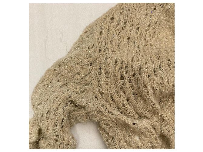 Autre Marque Cárdigan Snidel Fancy Yarn Beige - vista 11