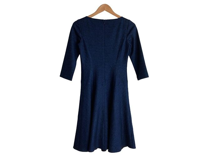 Autre Marque Vestido de lana ANAYI Azul - vista 2