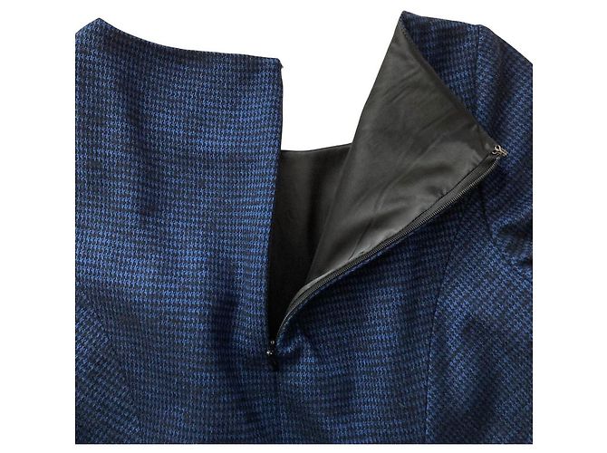 Autre Marque Vestido de lana ANAYI Azul - vista 8