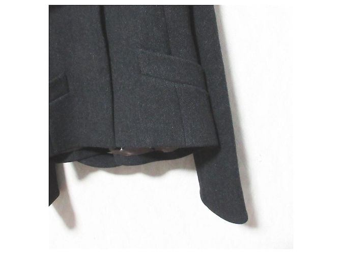 Autre Marque J&M Davidson Wool Short Coat Black - view 3