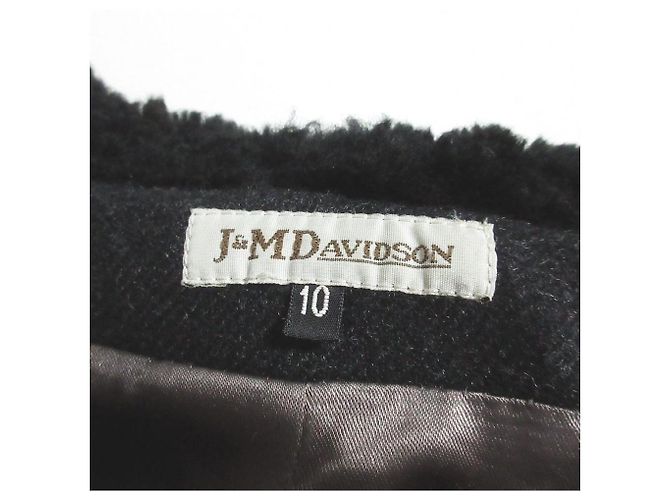 Autre Marque J&M Davidson Wool Short Coat Black - view 5