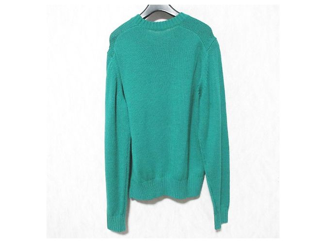 Autre Marque EVERYDAY I LIKE Maglia girocollo classica Verde - vista 2