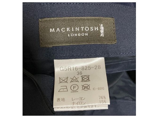 Autre Marque Mackintosh London Wide Pants Blu Blu navy - vista 5