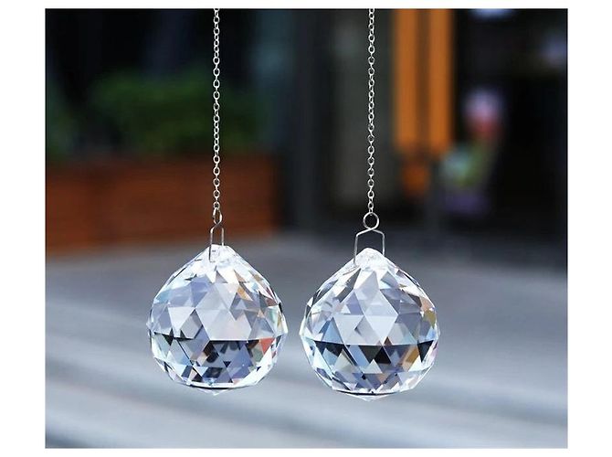 Autre Marque Crystal Ball Ornament Glass Ornament Multiple colors - view 14