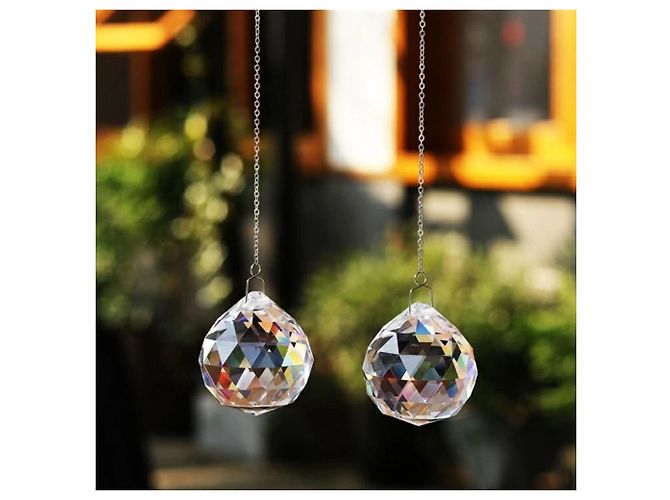 Autre Marque Crystal Ball Ornament Glass Ornament Multiple colors - view 16