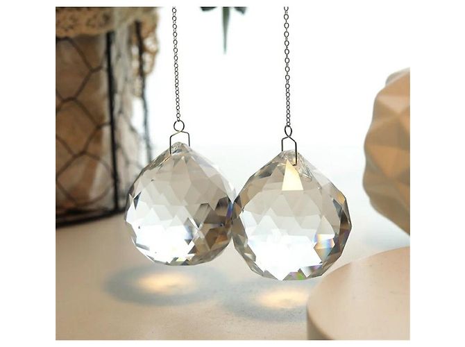 Autre Marque Crystal Ball Ornament Glass Ornament Multiple colors - view 19
