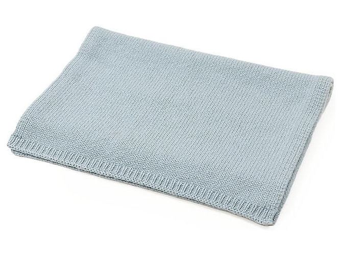 Hermès Hermes Cashmere Short Scarf Blue - view 3