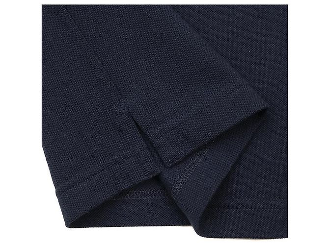 Hermès T-Shirt aus Baumwolle und Kaschmir Schwarz Marineblau - Ansicht 11