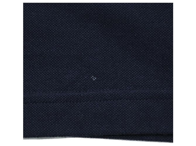 Hermès T-Shirt aus Baumwolle und Kaschmir Schwarz Marineblau - Ansicht 5