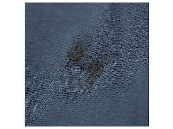 Hermès XXL Baumwoll-T-Shirt Blau - Ansicht 7