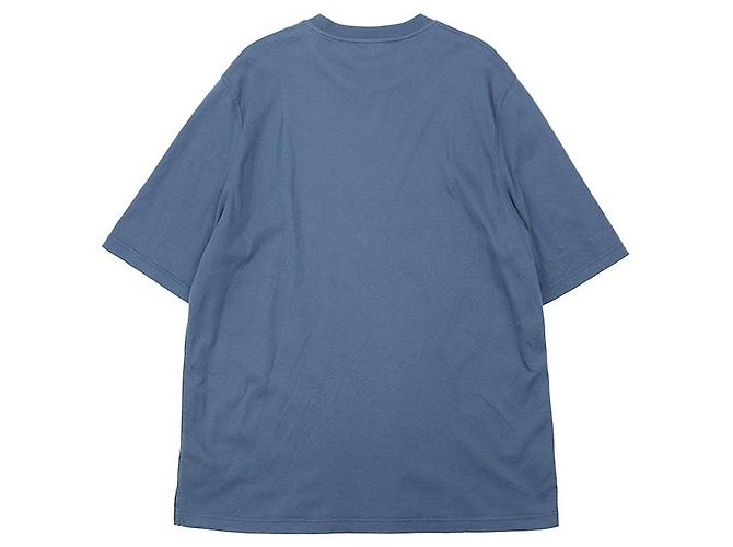 Hermès XXL Baumwoll-T-Shirt Blau - Ansicht 9