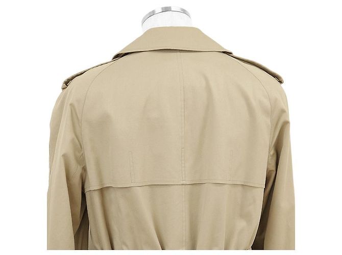 Aquascutum Aqua5 Cotton Trench Coat Beige - vista 12