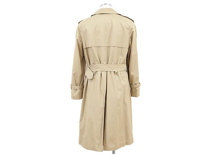 Aquascutum Aqua5 Cotton Trench Coat Beige - vista 5