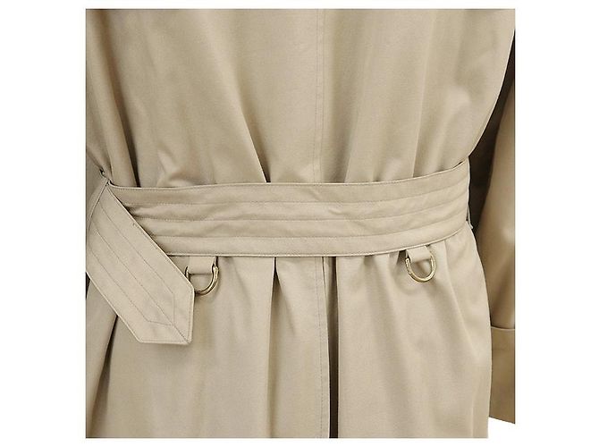 Aquascutum Aqua5 Cotton Trench Coat Beige - vista 6