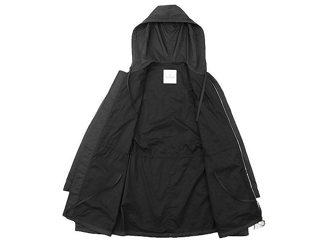 Moncler SUIR GIUBOTTO Abrigo 100% Nylon Negro - vista 8