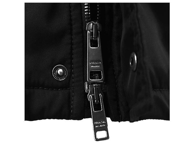 Cappotto Prada Re-Nylon Nero - vista 4
