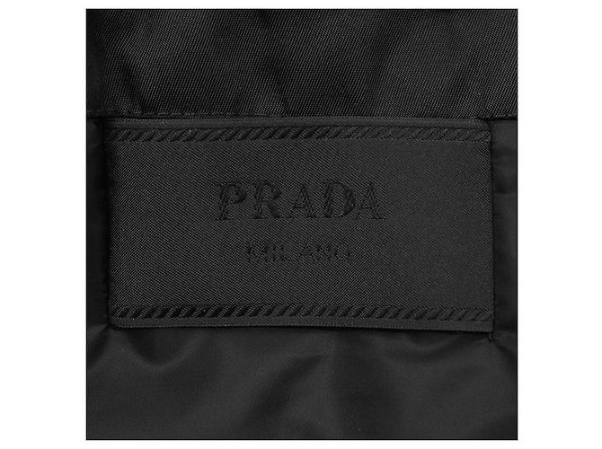 Cappotto Prada Re-Nylon Nero - vista 9