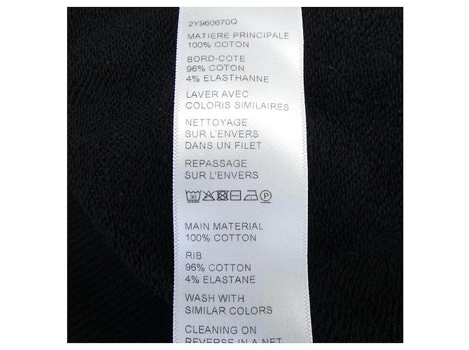 Céline Sweat-shirt en coton CELINE Noir - vue 3