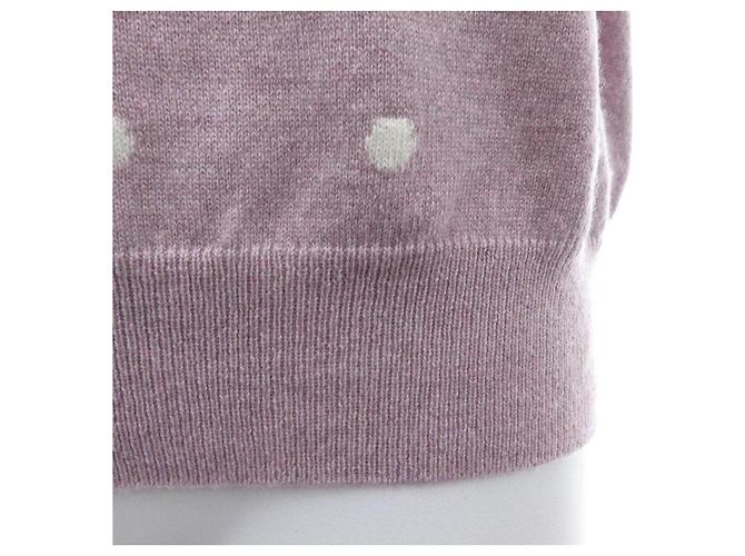 Hermès Hermes BRIDES DE GALA Kaschmir-Strickware Pink Weiß - Ansicht 7