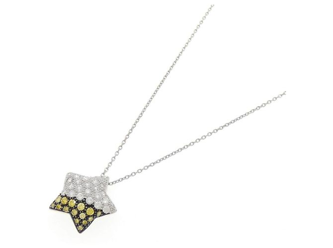 Autre Marque Collana Southern Cross Platinum Au750 Diamante Argento - vista 2