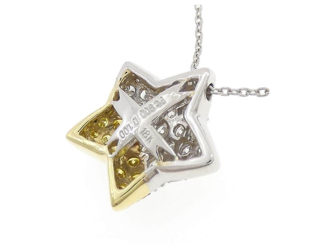 Autre Marque Collana Southern Cross Platinum Au750 Diamante Argento - vista 4