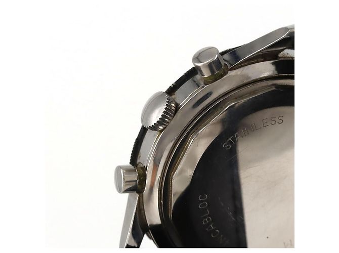 Jaeger LeCoultre Vogue Chronograph Stainless Steel Chronograph Black - view 6