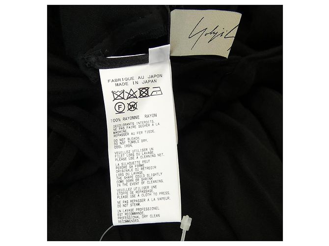 Autre Marque Yohji Yamamoto Kleid Schwarz - Ansicht 3