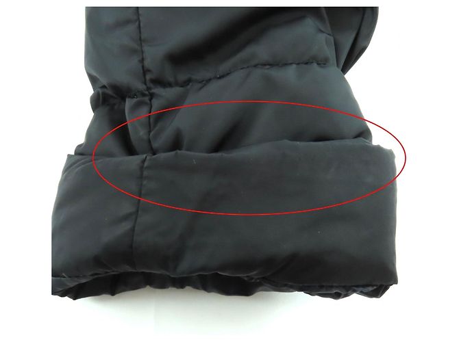 Moncler Down Nylon Coat Black - view 15