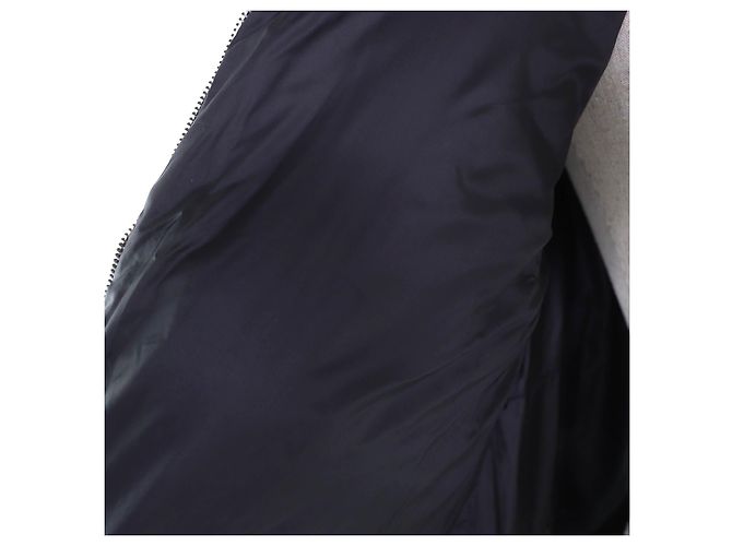 Moncler Down Nylon Coat Black - view 5