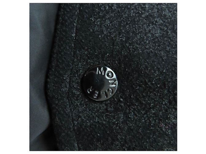 Moncler Down Nylon Coat Black - view 6