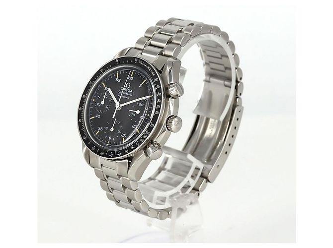Omega Speedmaster Stainless Steel Automatic Negro - vista 2