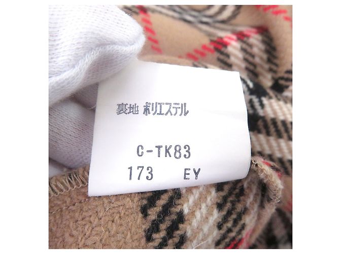 Cappotto Burberrys in cotone e poliestere Beige Cachi - vista 10
