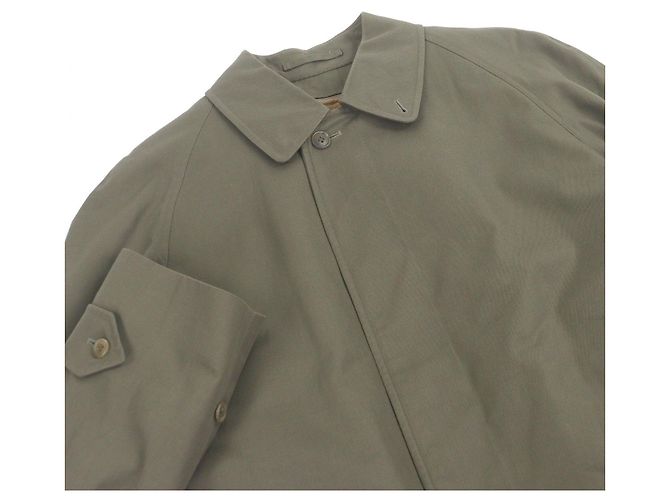 Cappotto Burberrys in cotone e poliestere Beige Cachi - vista 2
